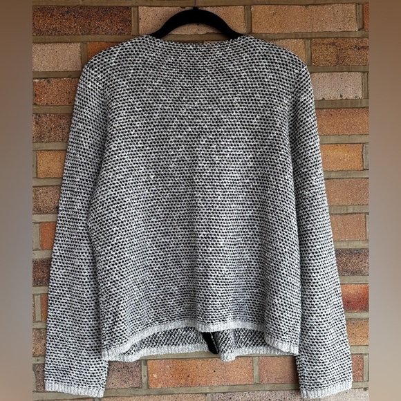 Eileen Fisher Petite women’s snap front long sleeve linen blend lady jacket LP - Picture 6 of 6